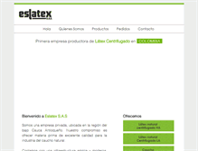 Tablet Screenshot of eslatex.com